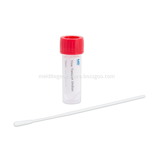 Disposable Inactivated Type Virus Sampling Kits with 5ml Virus Transport Tube and Sterile Swabs